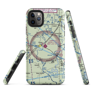 Carmi Municipal Airport (CUL) VFR Sectional  Tough iPhone Case