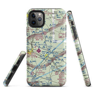 Carolina Cow Country Airport (17SC) VFR Sectional  Tough iPhone Case