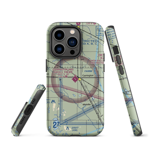 Carrington Municipal Airport (46D) VFR Sectional  Tough iPhone Case