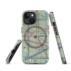 Carrington Municipal Airport (46D) VFR Sectional  Tough iPhone Case