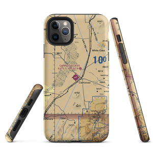 Carrizozo Municipal Airport (F37) VFR Sectional  Tough iPhone Case