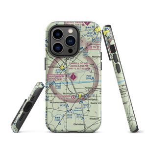 Carroll County Airport (HZD) VFR Sectional  Tough iPhone Case