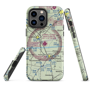 Carroll County Airport (HZD) VFR Sectional  Tough iPhone Case