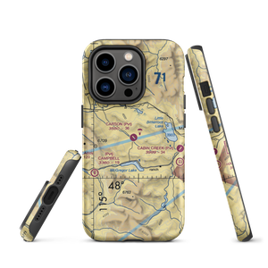 Carson Field (MT53) VFR Sectional  Tough iPhone Case