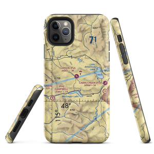 Carson Field (MT53) VFR Sectional  Tough iPhone Case