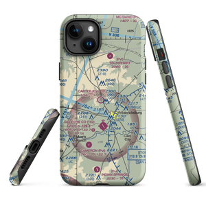 Carter Ranch STOLport (8TE7) VFR Sectional  Tough iPhone Case