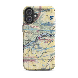 Cascade Locks State Airport (CZK) VFR Sectional  Tough iPhone Case