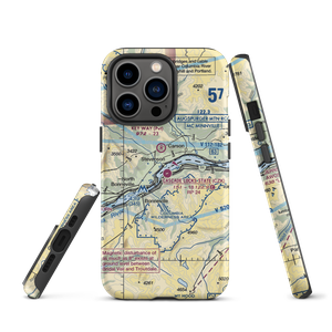 Cascade Locks State Airport (CZK) VFR Sectional  Tough iPhone Case