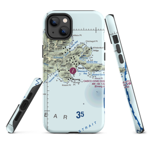 Casco Cove Coast Guard Station (ATU) VFR Sectional  Tough iPhone Case