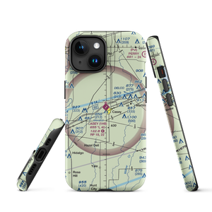 Casey Municipal Airport (1H8) VFR Sectional  Tough iPhone Case