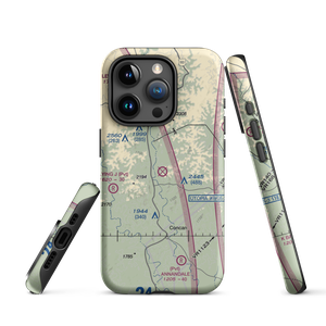 Casey Three Ranch Airport (XS62) VFR Sectional  Tough iPhone Case