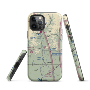 Casey Three Ranch Airport (XS62) VFR Sectional  Tough iPhone Case