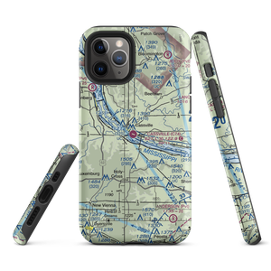 Cassville Municipal Airport (C74) VFR Sectional  Tough iPhone Case