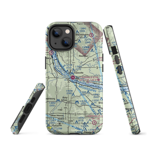 Cassville Municipal Airport (C74) VFR Sectional  Tough iPhone Case