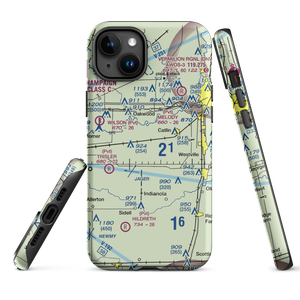 Cast Airport (5IS7) VFR Sectional  Tough iPhone Case