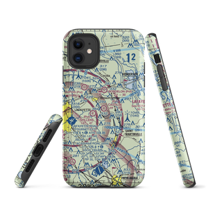 Castille Field (LA16) VFR Sectional  Tough iPhone Case