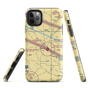 Castleberry Airport (MT45) VFR Sectional  Tough iPhone Case