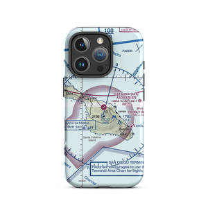 Catalina Airport (AVX) VFR Sectional  Tough iPhone Case
