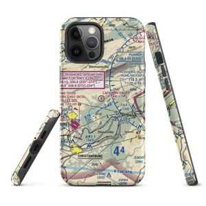Catawba Valley Airport (VA10) VFR Sectional  Tough iPhone Case