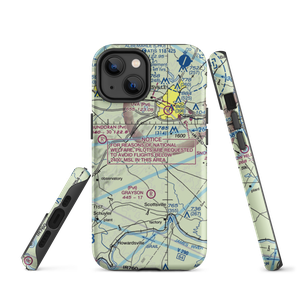 Cathro Airport (VG10) VFR Sectional  Tough iPhone Case