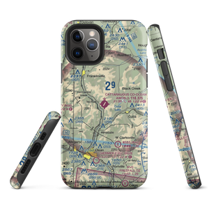Cattaraugus County-Olean Airport (OLE) VFR Sectional  Tough iPhone Case