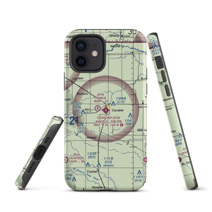 Cavalier Municipal Airport (2C8) VFR Sectional  Tough iPhone Case