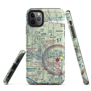 Cayton Pony Express Airport (8MO5) VFR Sectional  Tough iPhone Case