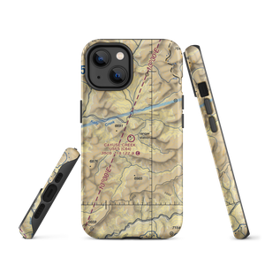Cayuse Creek /US Forest Service Airport (C64) VFR Sectional  Tough iPhone Case