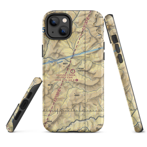 Cayuse Creek /US Forest Service Airport (C64) VFR Sectional  Tough iPhone Case