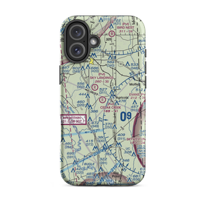 Cedar Creek Air Ranch Airport (MS26) VFR Sectional  Tough iPhone Case