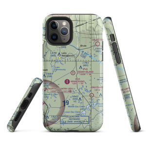 Cedar Island Airport (WI10) VFR Sectional  Tough iPhone Case