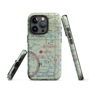 Cedar Island Airport (WI10) VFR Sectional  Tough iPhone Case