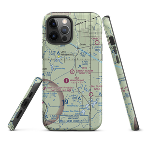 Cedar Island Airport (WI10) VFR Sectional  Tough iPhone Case