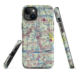 Cedar Ridge Airport (GA62) VFR Sectional  Tough iPhone Case