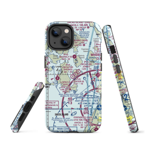 Center Island Airport (78WA) VFR Sectional  Tough iPhone Case