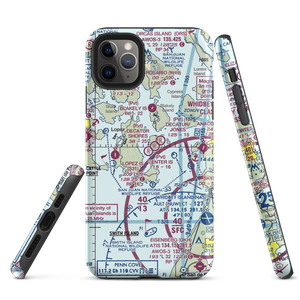 Center Island Airport (78WA) VFR Sectional  Tough iPhone Case