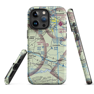 Centerville Airstrip (AR03) VFR Sectional  Tough iPhone Case