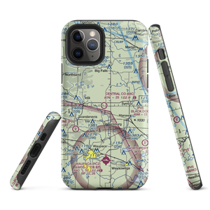 Central County Airport (68C) VFR Sectional  Tough iPhone Case