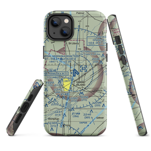 Central Nebraska Regional Airport (GRI) VFR Sectional  Tough iPhone Case