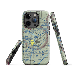 Central Nebraska Regional Airport (GRI) VFR Sectional  Tough iPhone Case