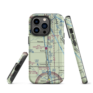 Central Valley Aviation Airport (NA81) VFR Sectional  Tough iPhone Case