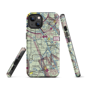 Central Valley Aviation Inc Airport (CA40) VFR Sectional  Tough iPhone Case