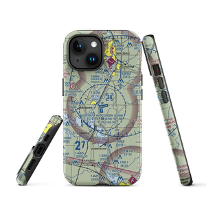 Central Wisconsin Airport (CWA) VFR Sectional  Tough iPhone Case