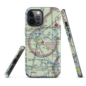 Centralia Municipal Airport (ENL) VFR Sectional  Tough iPhone Case