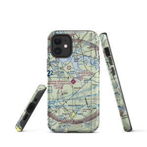 Centre-Piedmont-Cherokee County Regional Airport (PYP) VFR Sectional  Tough iPhone Case