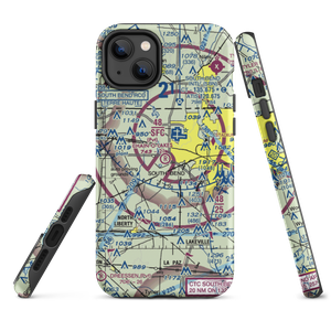Chain-O-Lakes Airport (3IN7) VFR Sectional  Tough iPhone Case