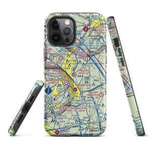 Chalfant Airport (NC77) VFR Sectional  Tough iPhone Case