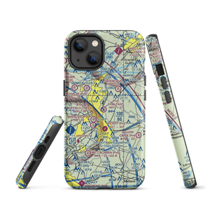 Chalfant Airport (NC77) VFR Sectional  Tough iPhone Case