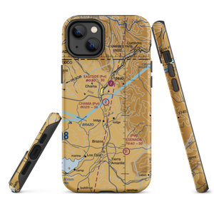 Chama Land & Cattle Co. Airport (NM16) VFR Sectional  Tough iPhone Case