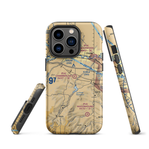 Chamberlain Brothers Ranch Airport (WY66) VFR Sectional  Tough iPhone Case